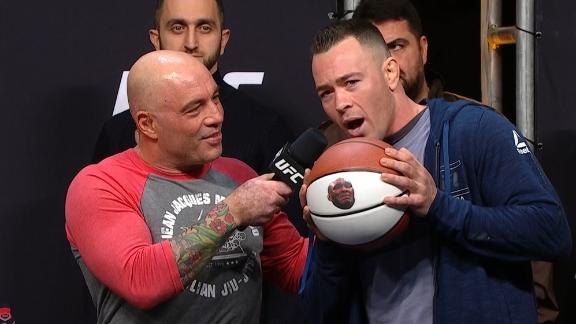 Covington: I'm gonna bounce his head off the canvas
