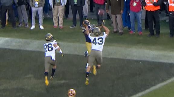 Navy scores TD on remarkable trick pass