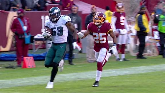 Bradham returns Haskins' fumble for TD on game's final play