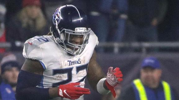 Henry rushes for 182 yards as Titans eliminate Patriots