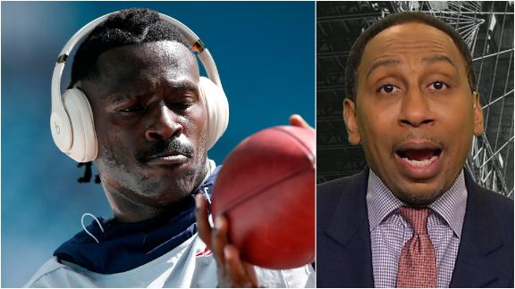 Stephen A. expresses concern for Antonio Brown
