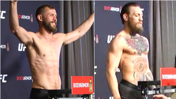 Cowboy, Conor make weight for UFC 246