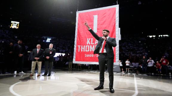 Washington State to retire Klay Thompson's No. 1