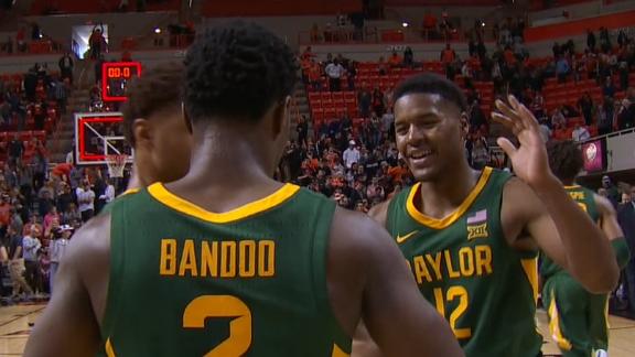 No. 2 Baylor surges late to avoid upset