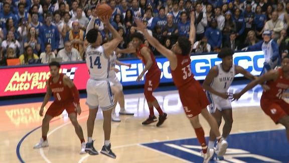 Goldwire drills the step-back jumper for Duke