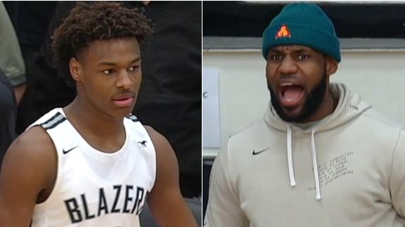 Duke commit outshines Bronny, Sierra Canyon in front of LeBron