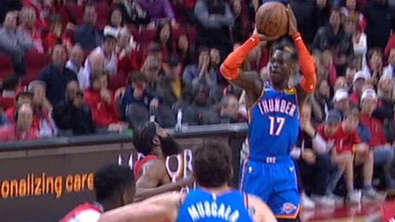 Schroder's dagger jumper seals OKC's 17-point comeback win