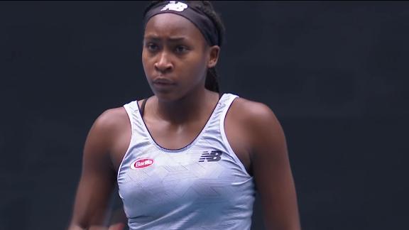 Coco fights back to take 2nd set