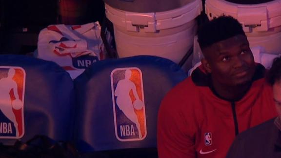Zion receives roaring ovation in pregame intros