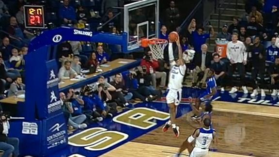 Jackson takes it coast-to-coast for Tulsa dunk