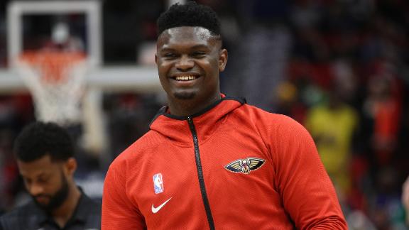 Sights and sounds from Zion's NBA debut