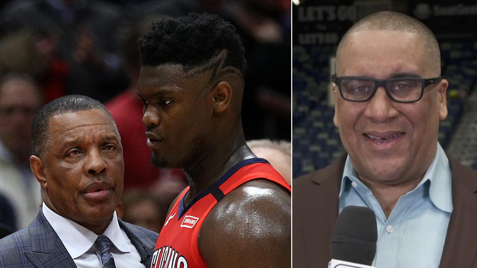 Zion asked Gentry to stay in the game before he was pulled