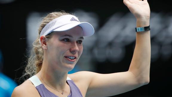 Competitors praise Wozniacki after her final career match