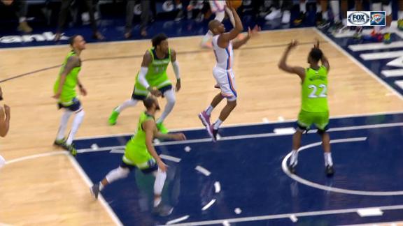 Paul takes on the whole team and still scores