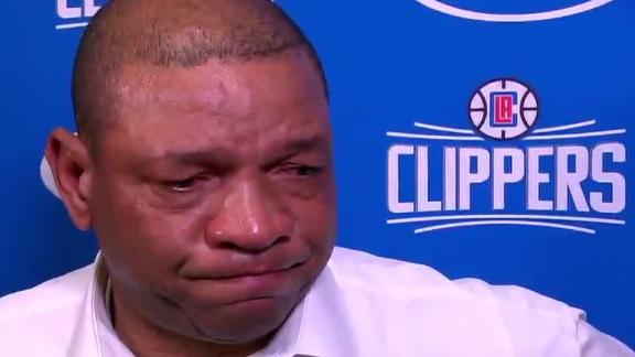 Doc Rivers in tears after hearing about Kobe