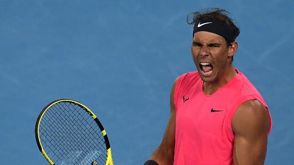 Nadal beats spirited Kyrgios to advance to quarterfinals