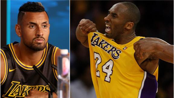 Kyrgios motivated to perform in memory of Kobe
