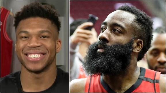Giannis Antetokounmpo Denies His Beef With James Harden: He Has A Framed  Jersey Of James Harden At His House - Fadeaway World