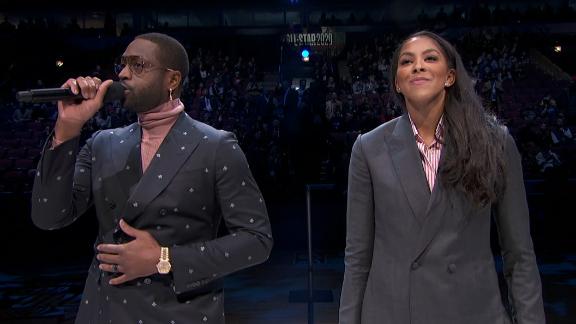 D-Wade, Candace Parker lead 24.2-second tribute to Kobe, Gigi, David Stern