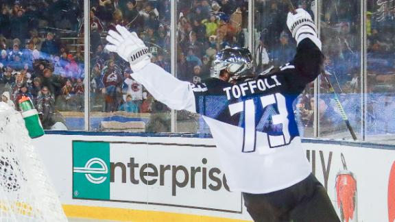 Toffoli scores NHL's first outdoor hat trick, Kings beat Avs