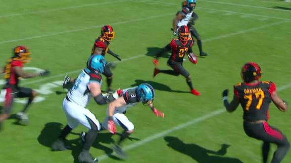Miller picks off Jones' pass