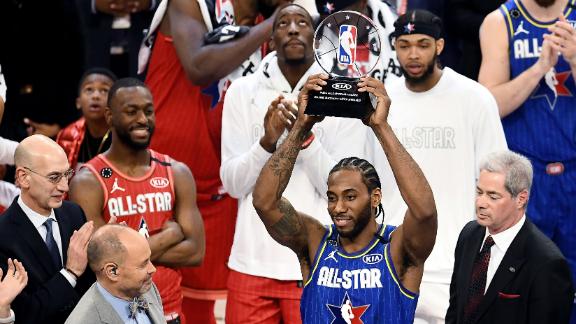 Kawhi takes home the MVP, scoring 30 points