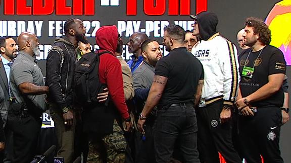 Wilder, Fury spark fireworks before final presser