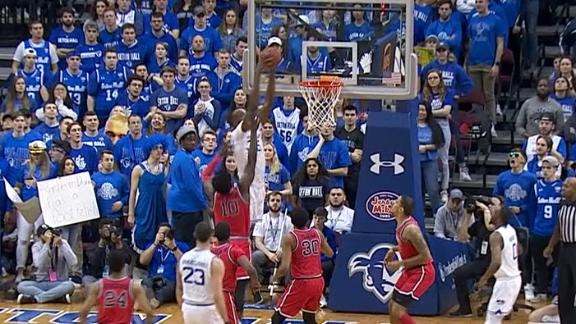 Mamukelashvili lobs to Gill for the slam
