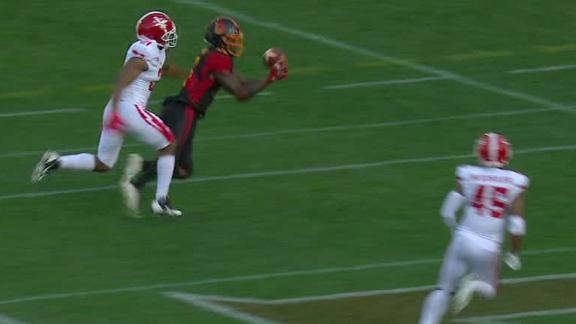 Johnson links up with McBride for the second TD