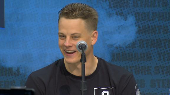 Burrow dismisses hand size concerns, wants to be 1st pick
