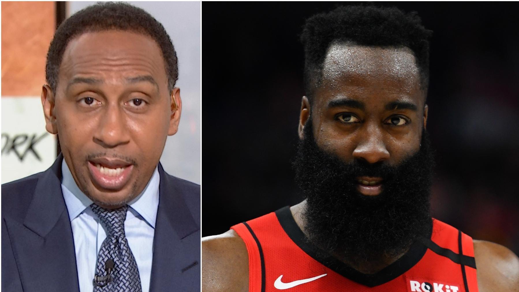 Stephen A. is having none of Max's Harden disrespect
