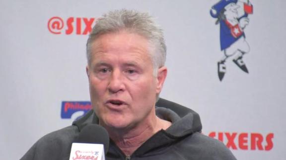 Brown addresses how the 76ers go on without their All-Stars