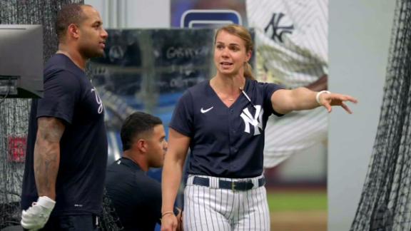 Cubs' Rachel Folden is swinging away at stigma that 'women can't coach  baseball' - ESPN