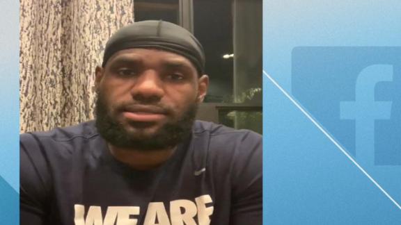 LeBron sends uplifting message to UCLA Health