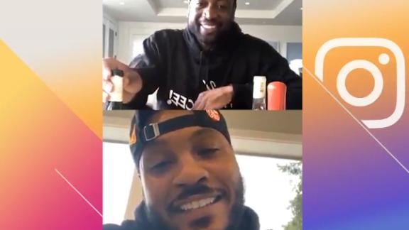 Melo tells story of LeBron saving him from drowning while on Banana Boat