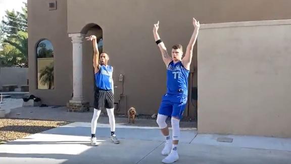 These impressions of Luka and Porzingis are priceless