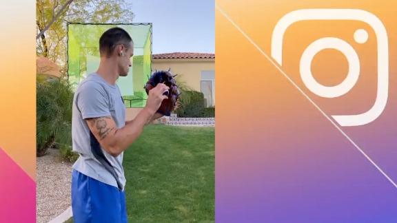 Dodgers' Joe Kelly Breaks Window Throwing in Backyard on Instagram