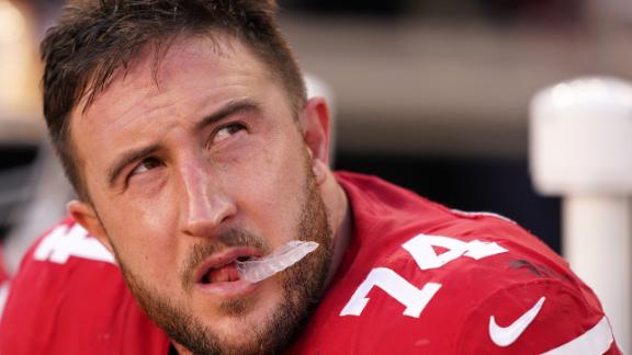 49ers' Joe Staley hopes pain is finally in his past