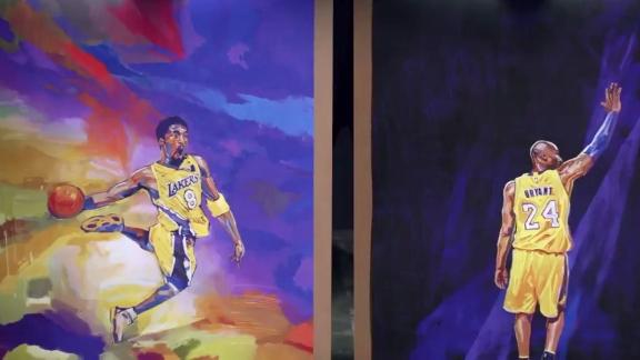 Eagles honor Kobe Bryant with practice facility mural - ESPN