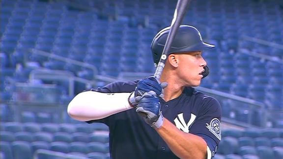 Yankees' Aaron Judge 'game-ready' but plate timing still lacking - ESPN