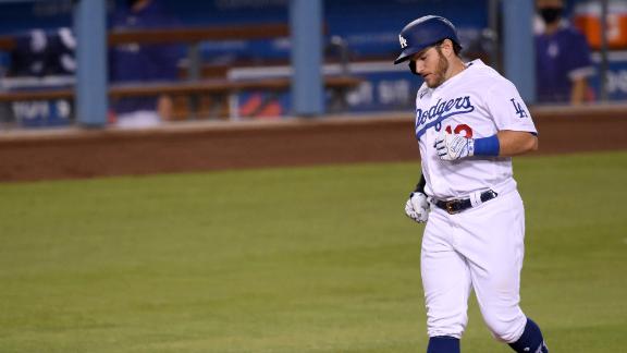 Dodgers win in 12th on bases-loaded walk, Muncy homers twice to regain  major-league lead