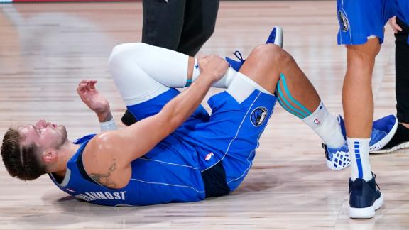 Doncic fights through ankle sprain, still tallies triple-double in Game 3