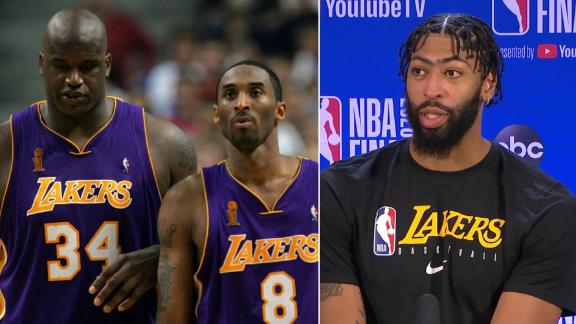 Los Angeles Lakers Lebron James Anthony Davis Reach Shaq Kobe Heights In Win