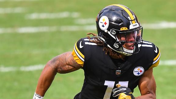 Claypool sets franchise rookie record with four TDs in Steelers' win