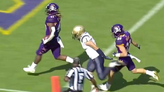 Navy Outlasts East Carolina, 27-23 - East Carolina University Athletics