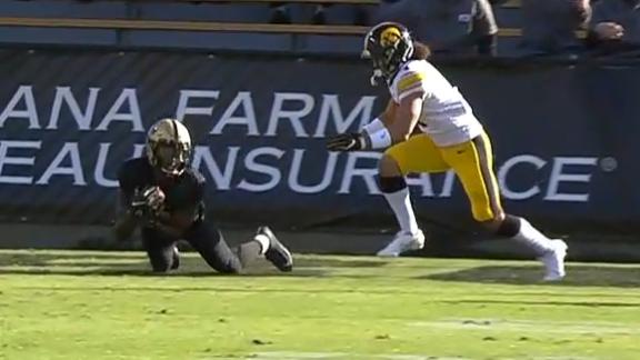 Horvath hurdles defender for big Purdue first down - ESPN Video