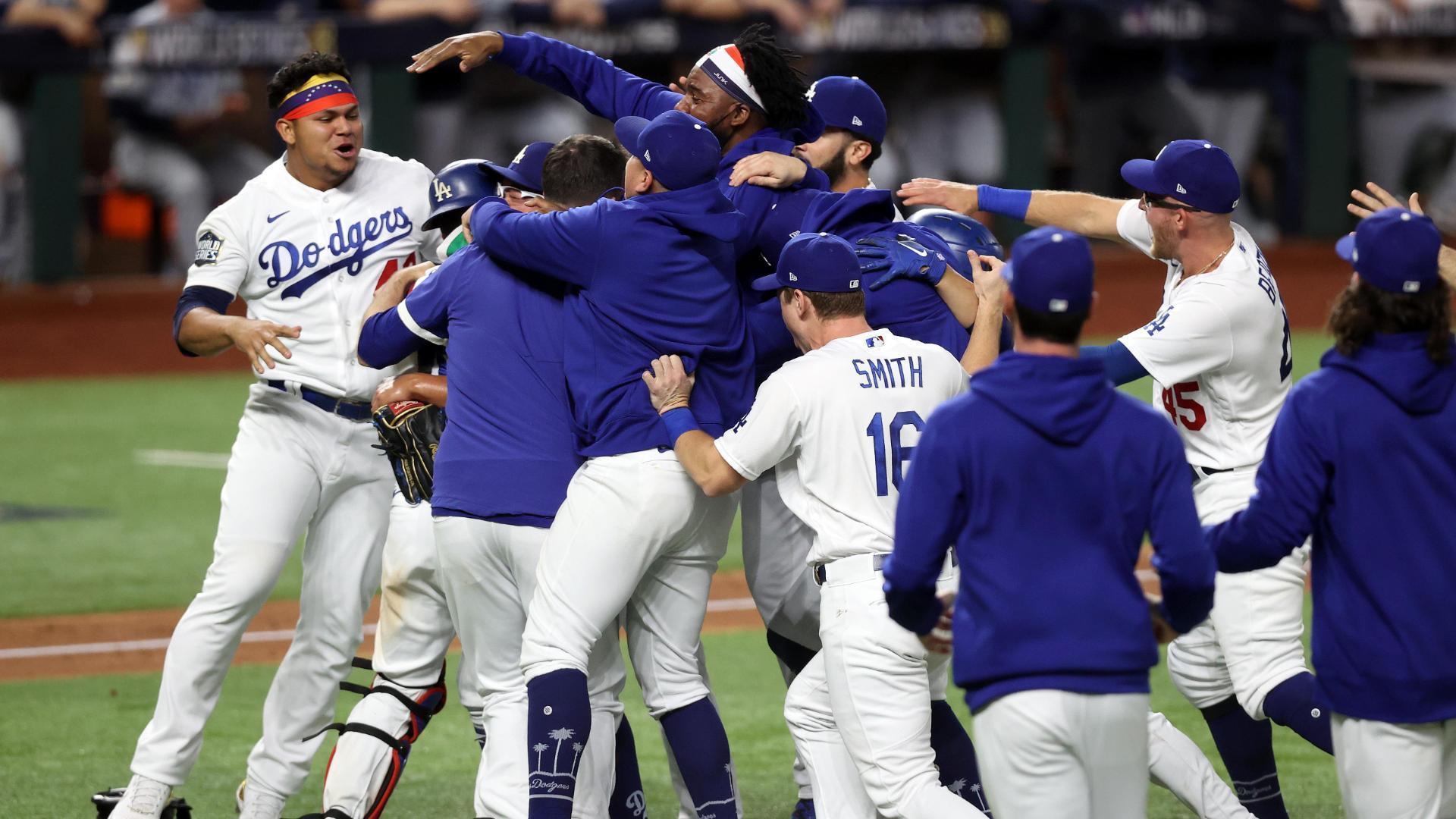 Dodgers celebrate 2020 World Series title
