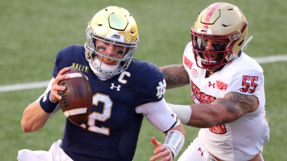Book racks up 4 TDs in ND's win over BC