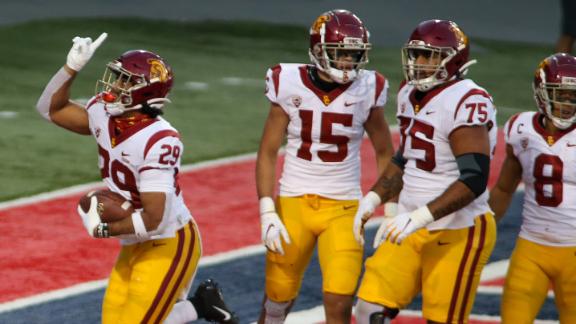 USC survives wild back-and-forth game vs. Arizona