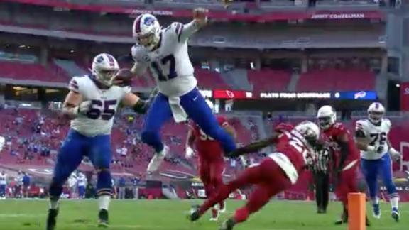 Josh Allen Makes Td Reception For Bills Espn Video Espn
